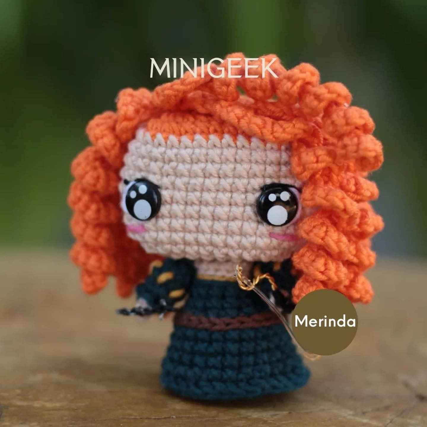 Tutorial Gratuito de Amigurumi Merida - Receita Completa com Fios e Passo a Passo
