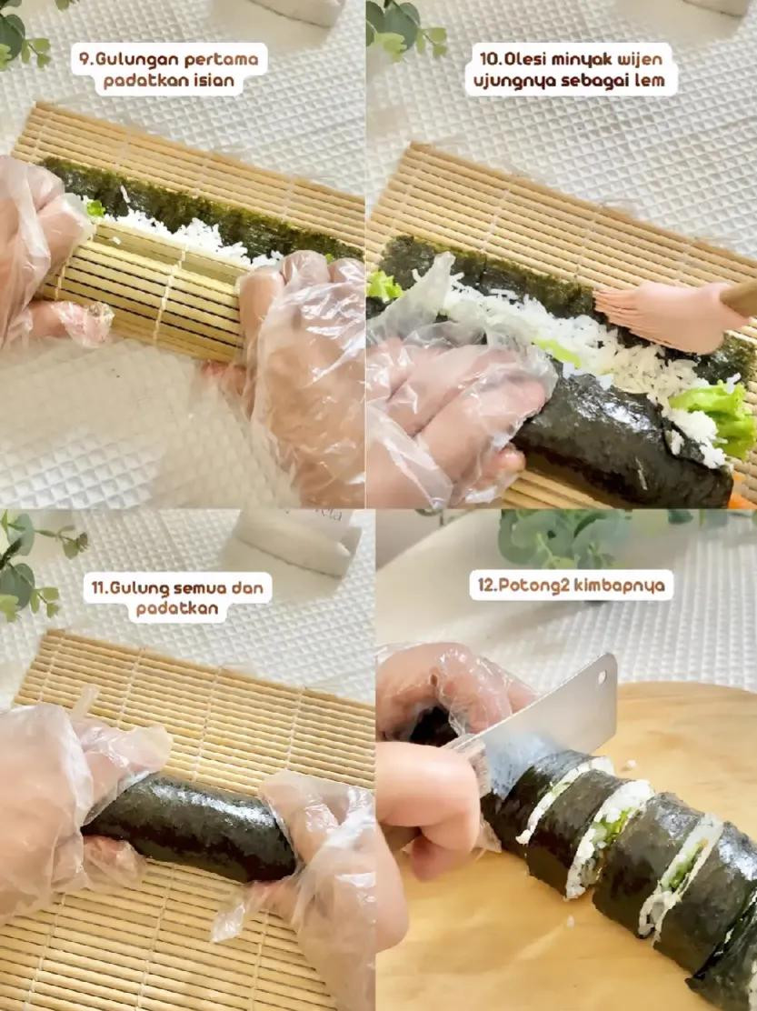 Tutorial Kimbap ayam crispy: hướng dẫn làm cuộn cơm hải tảo nhân thịt gà giòn