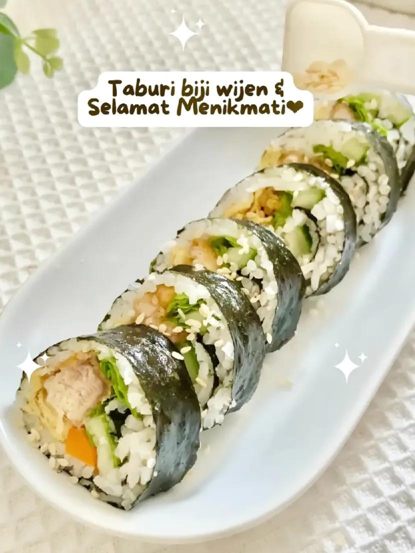 Tutorial Kimbap ayam crispy: hướng dẫn làm cuộn cơm hải tảo nhân thịt gà giòn