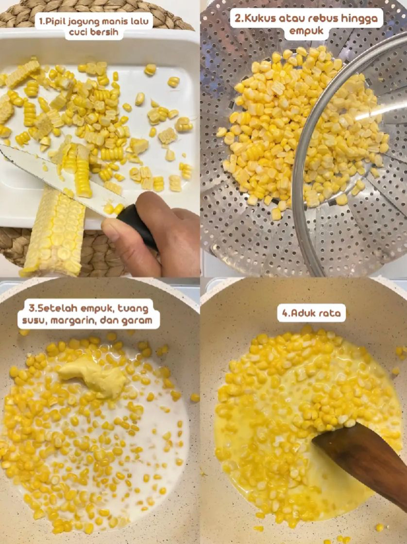 Tutorial làm món Bắp Trộn Phô Mai Hàn Quốc (Korean Cheese Corn) béo ngậy, dai ngon