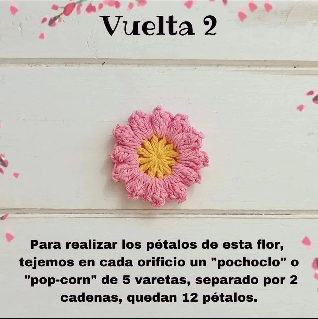 Tutorial Manta Flowers: Hướng dẫn móc len hoa hồng và vàng từng vòng