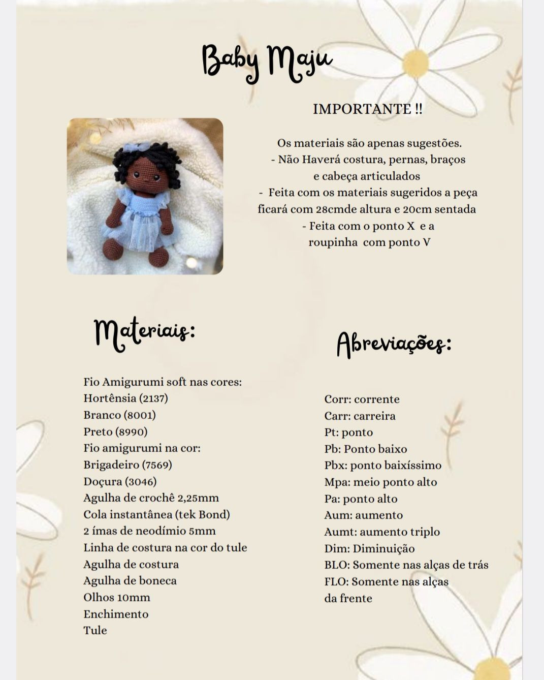 Tutorial Móc Búp bê Baby Maju: Hướng dẫn chi tiết phần đầu