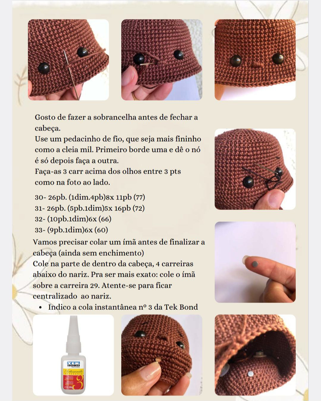 Tutorial Móc Búp bê Baby Maju: Hướng dẫn chi tiết phần đầu