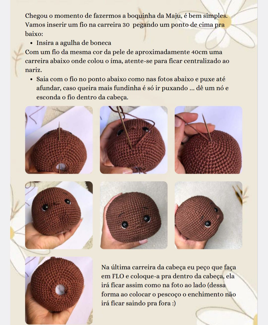 Tutorial Móc Búp bê Baby Maju: Hướng dẫn chi tiết phần đầu