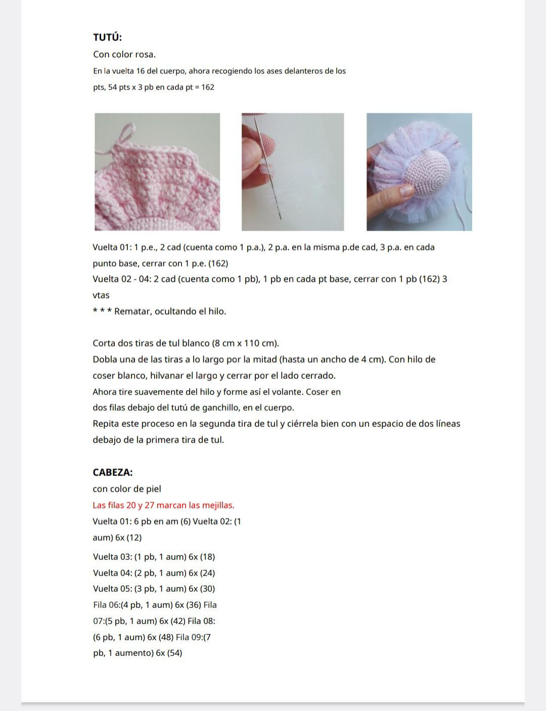 Tutorial Móc Len Búp bê Ballet Tammy - Hướng dẫn chi tiết