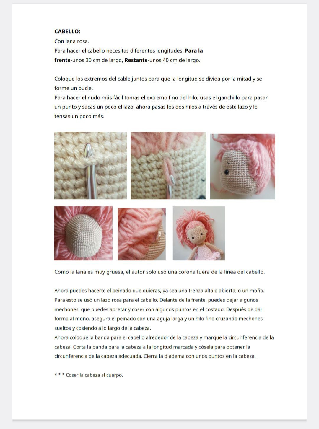 Tutorial Móc Len Búp bê Ballet Tammy - Hướng dẫn chi tiết