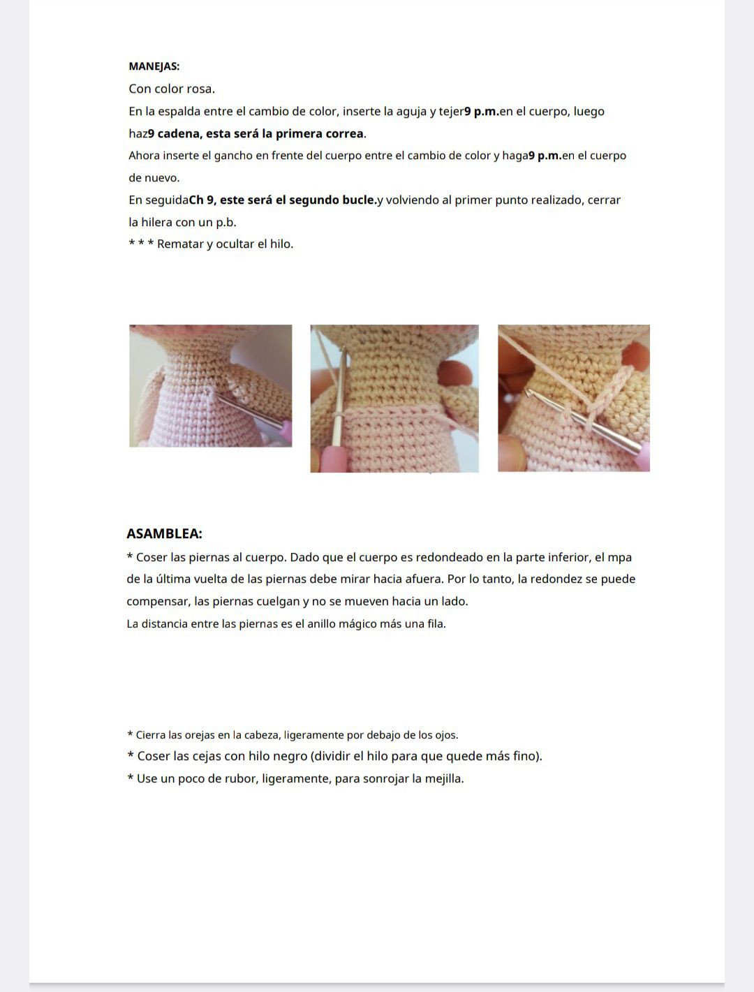 Tutorial Móc Len Búp bê Ballet Tammy - Hướng dẫn chi tiết