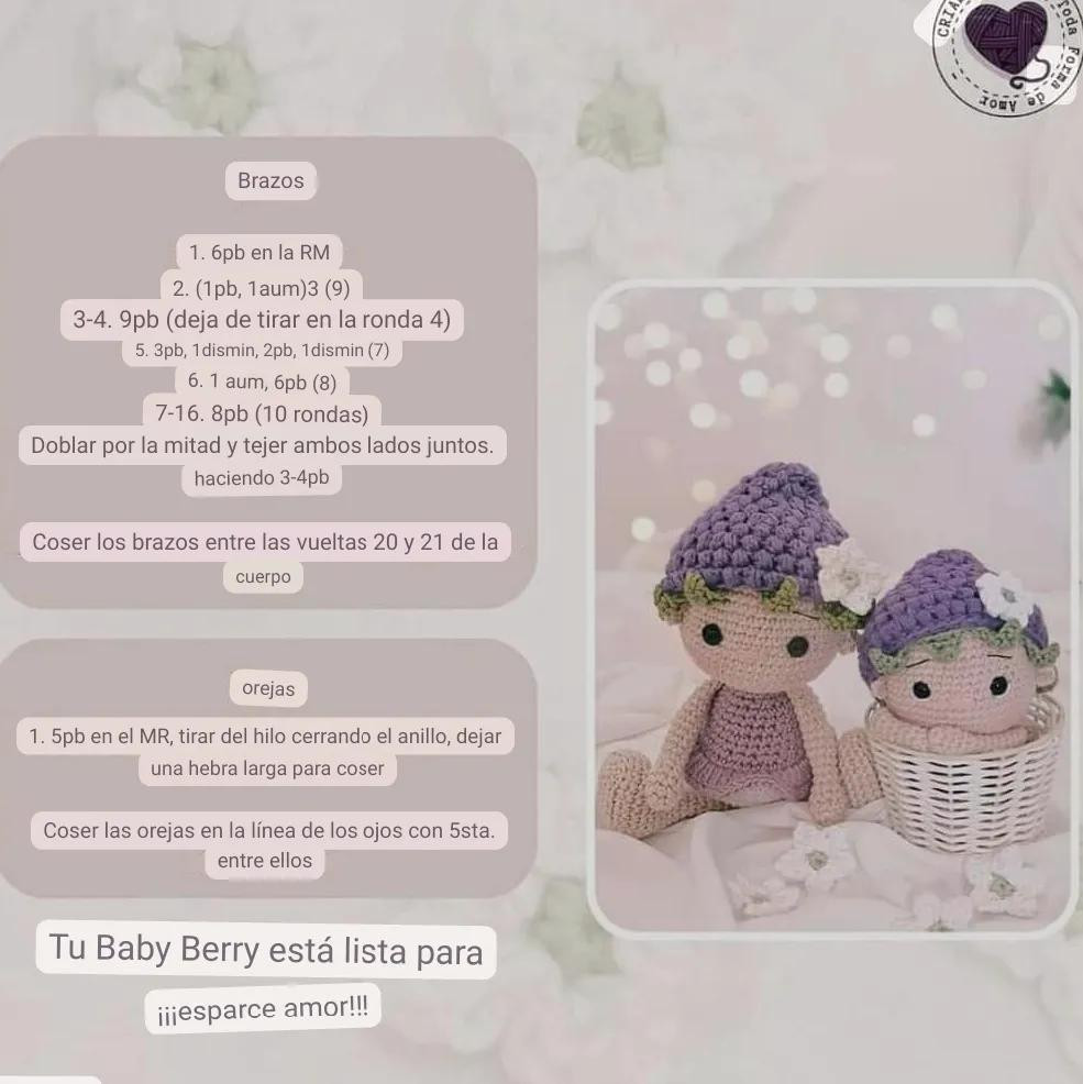 Tutorial Móc Len Búp Bé Baya Bebé Màu Tím