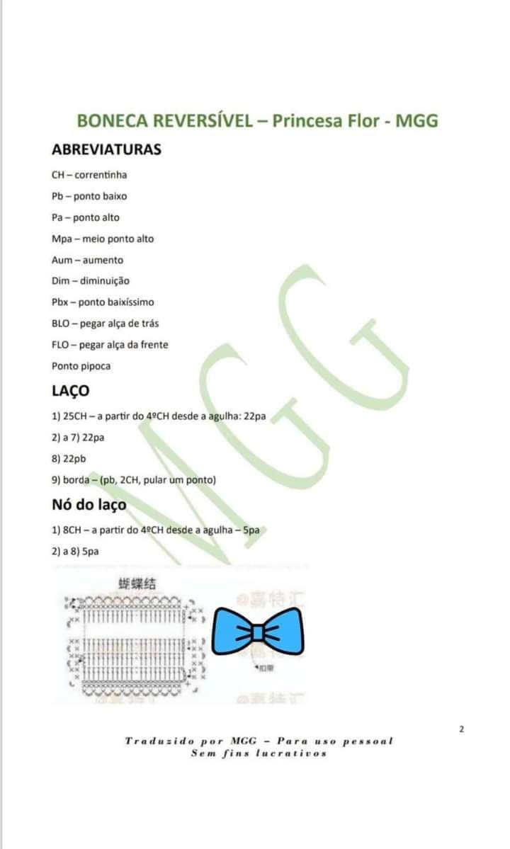 Tutorial Móc Len Búp bê Biến Hình Princess Flor - Princesa de Flores