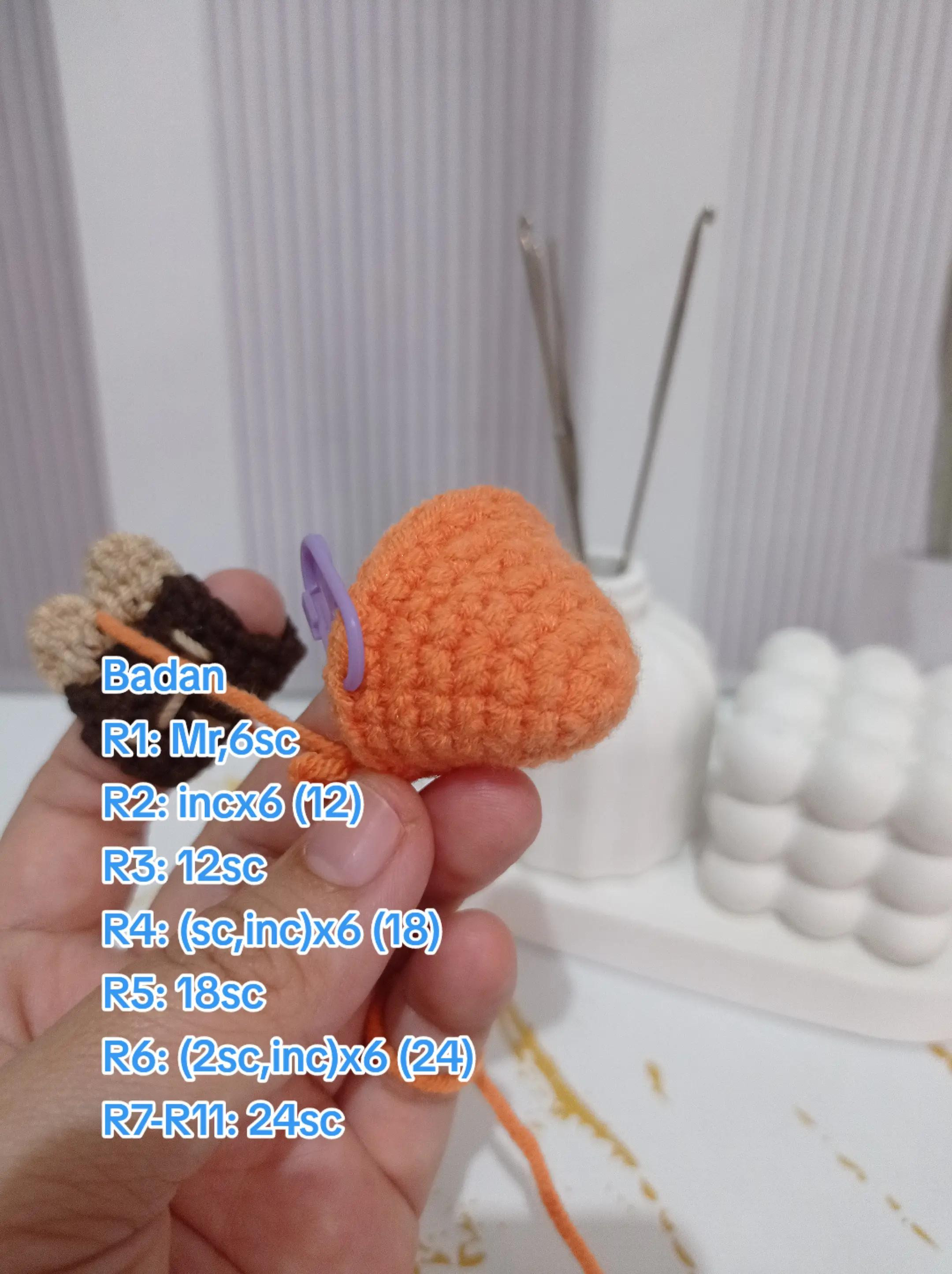 Tutorial Móc Len Búp bê Cà rốt Dễ Thương Cho Người Mới Bắt Đầu