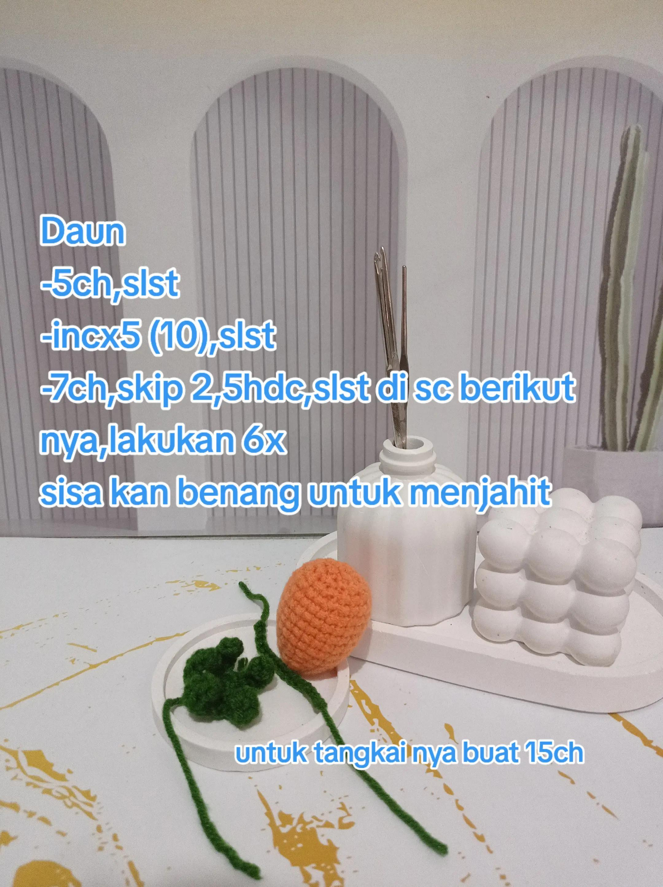 Tutorial Móc Len Búp bê Cà rốt Dễ Thương Cho Người Mới Bắt Đầu