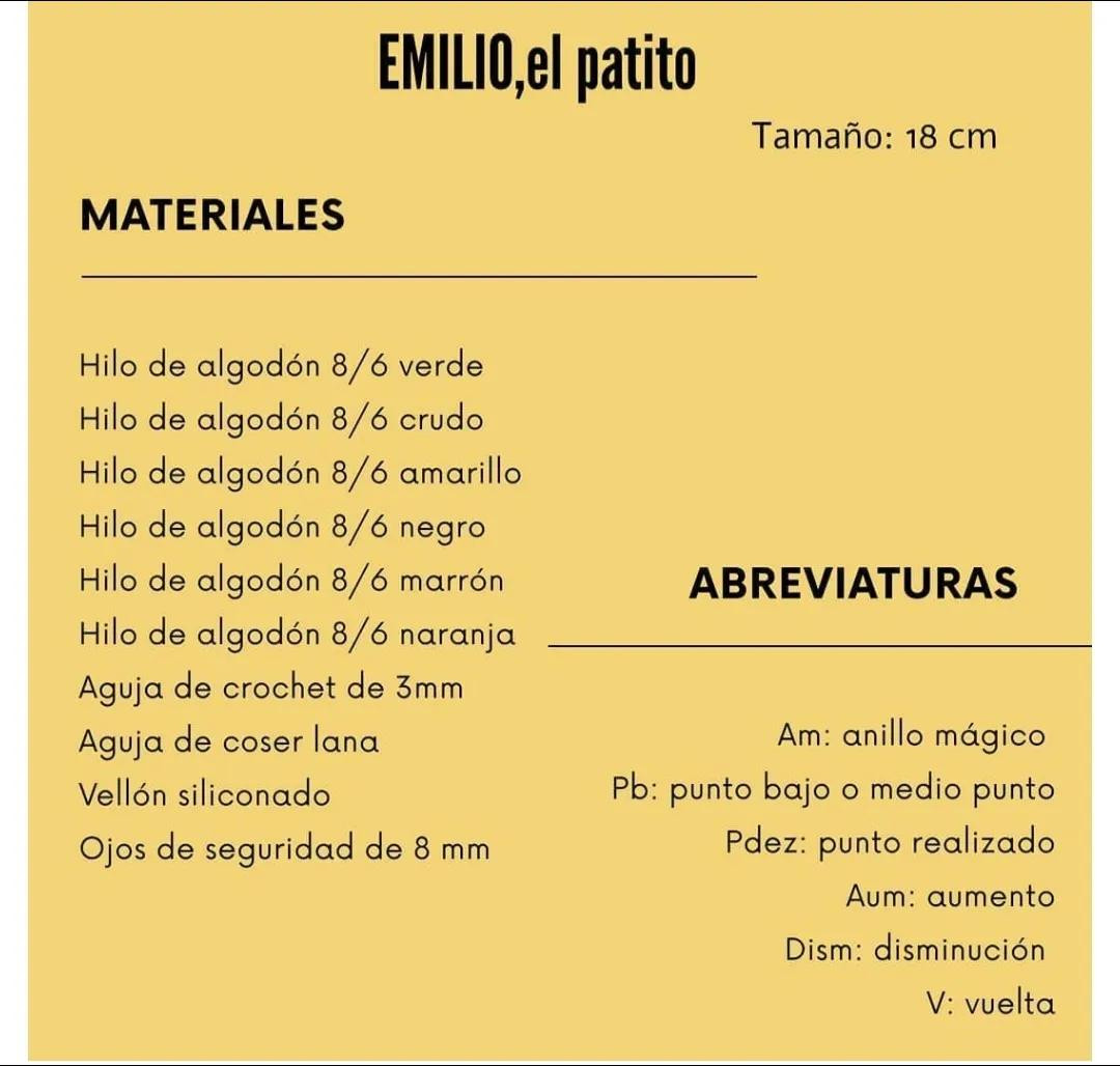 Tutorial Móc Len Búp bê Con Vịt Emilio Màu Xanh