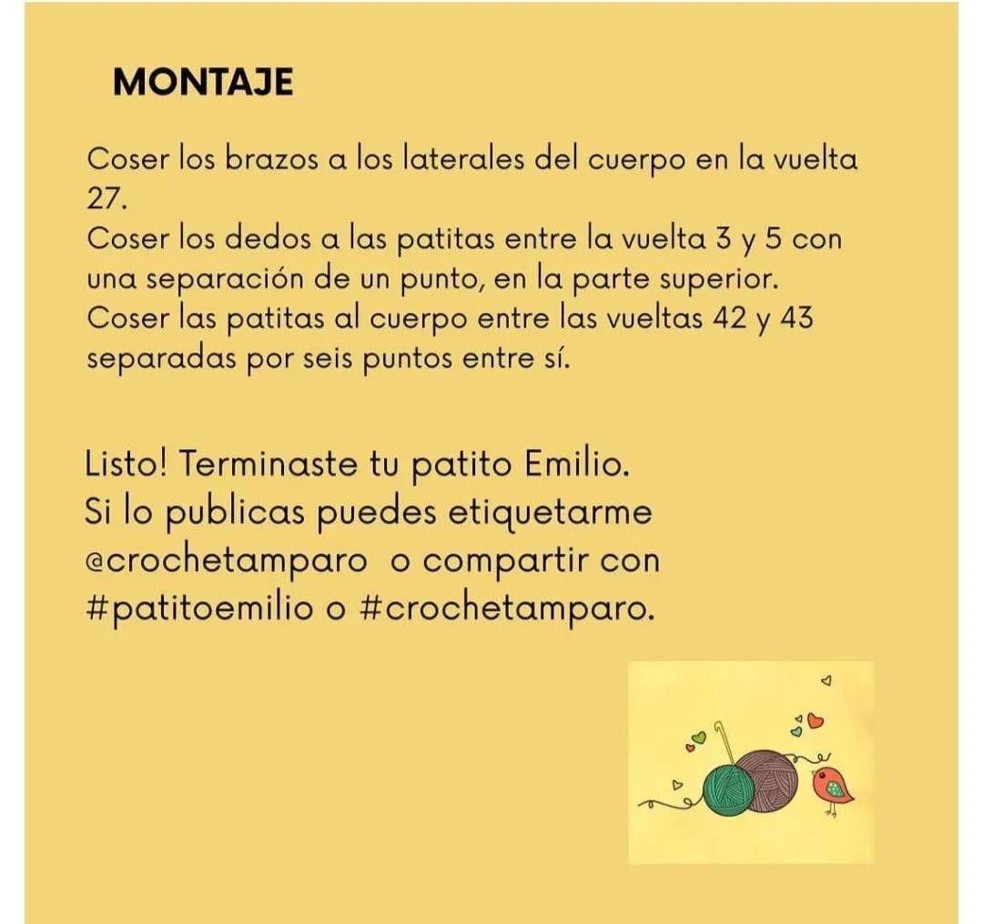 Tutorial Móc Len Búp bê Con Vịt Emilio Màu Xanh