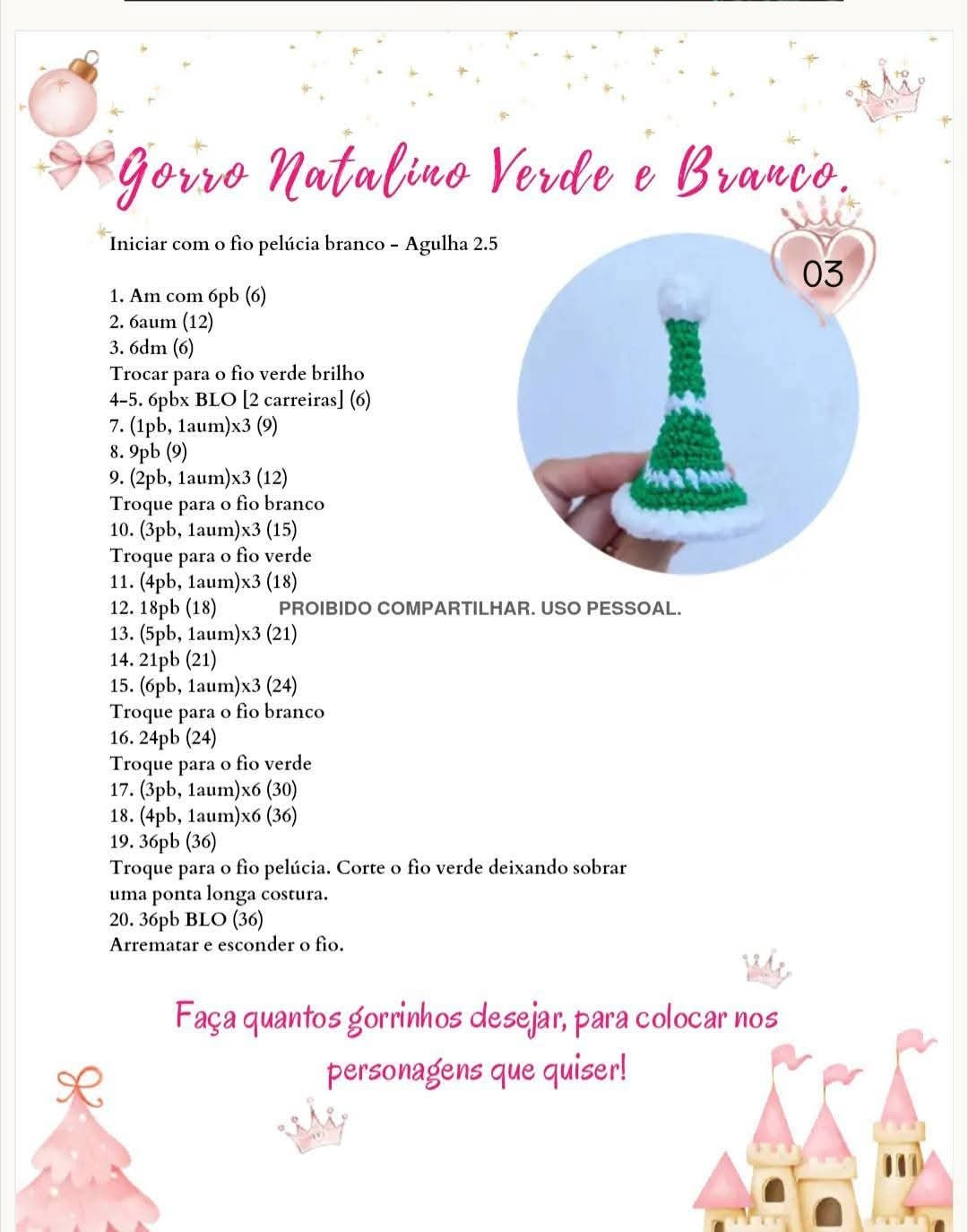 Tutorial Móc Len Búp bê Công chúa và Mũ Giáng sinh