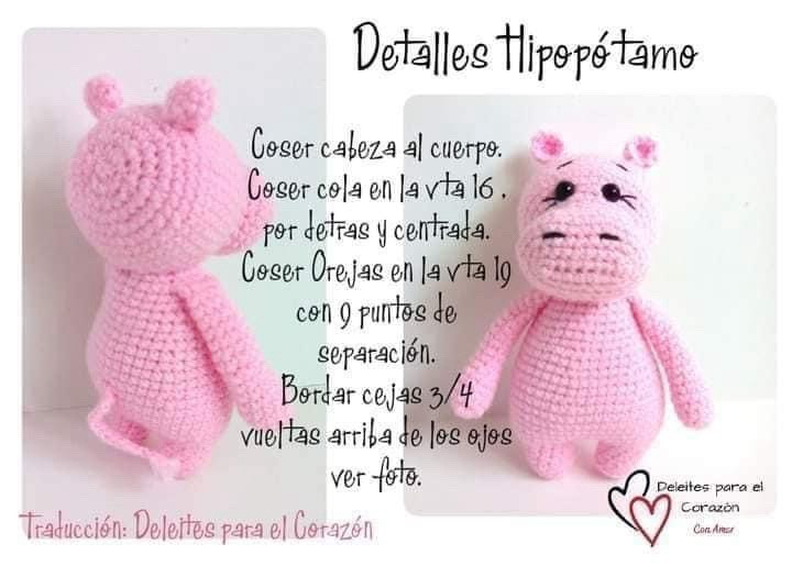 Tutorial Móc Len Búp bê Hổ Tôm Màu Hồng