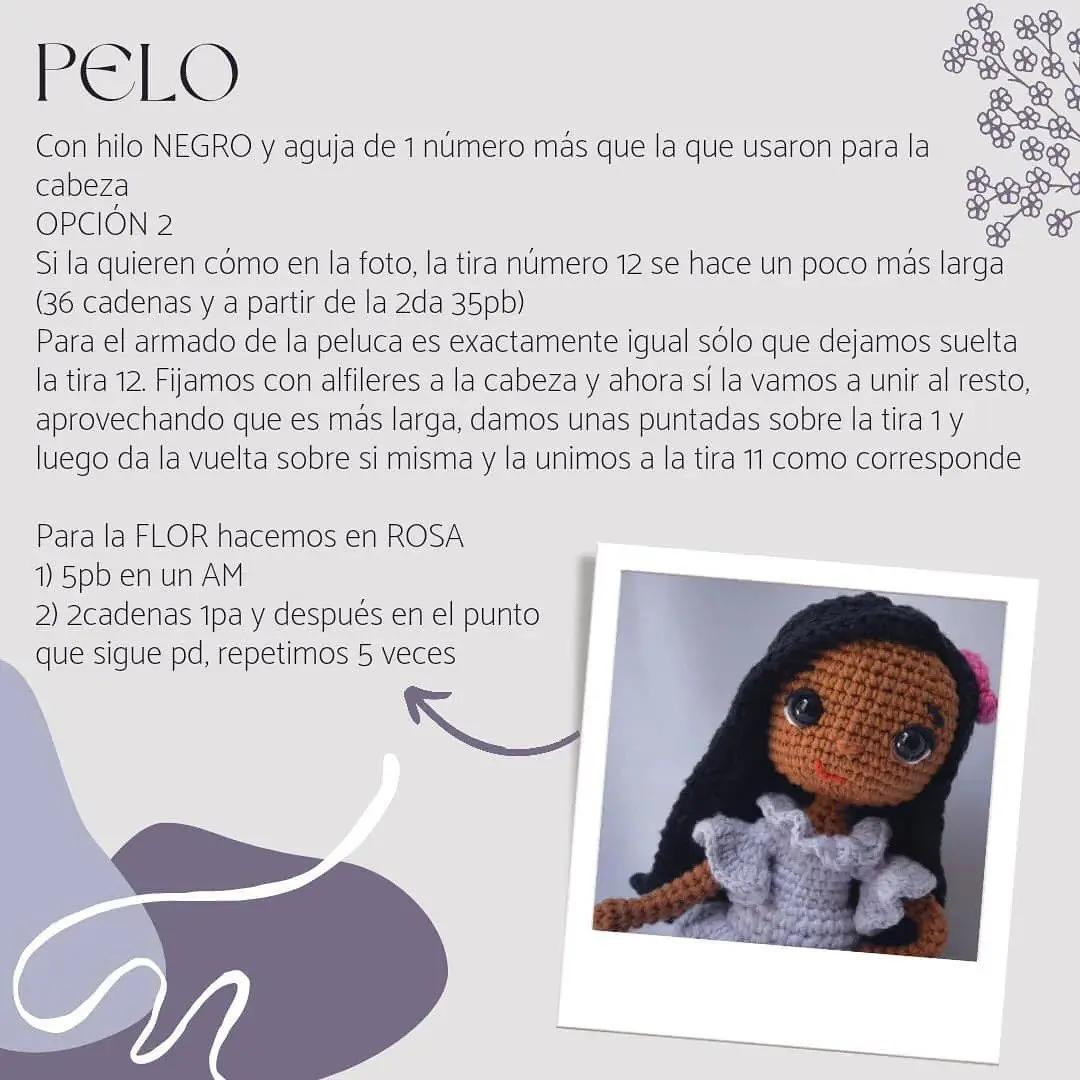 Tutorial Móc Len Búp bê Isabella Madrigal