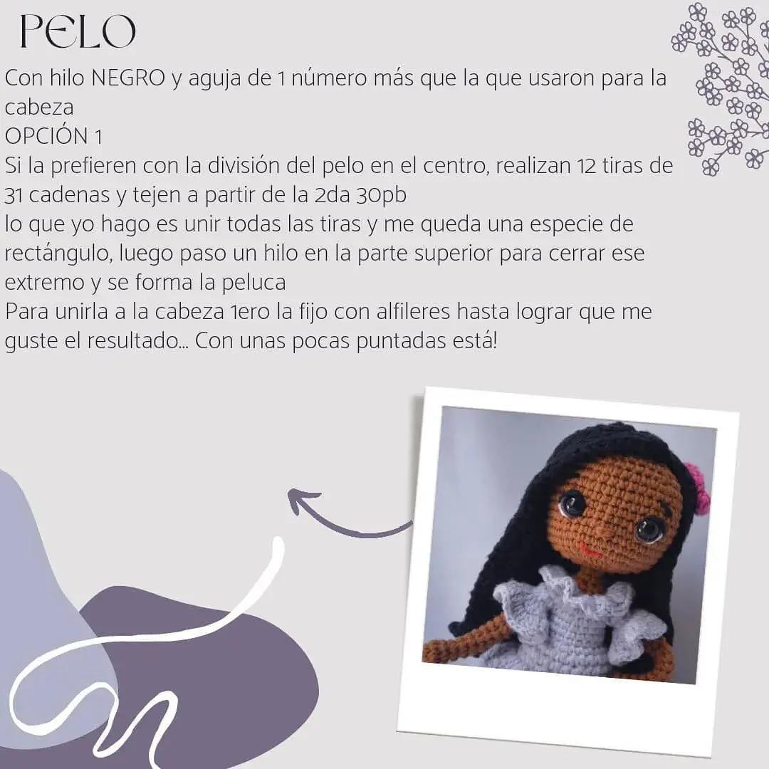 Tutorial Móc Len Búp bê Isabella Madrigal