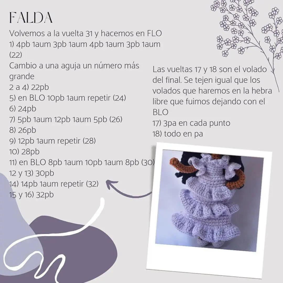 Tutorial Móc Len Búp bê Isabella Madrigal