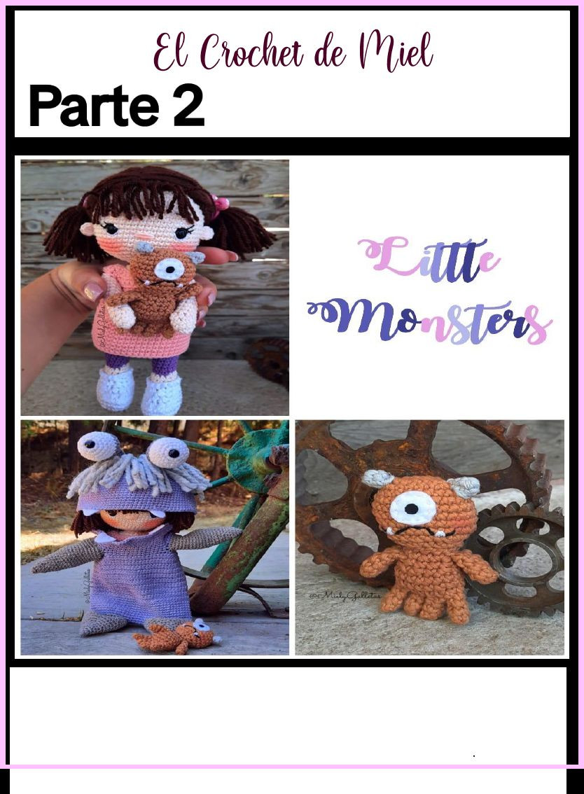Tutorial Móc Len Búp bê Little Monsters Phần 2