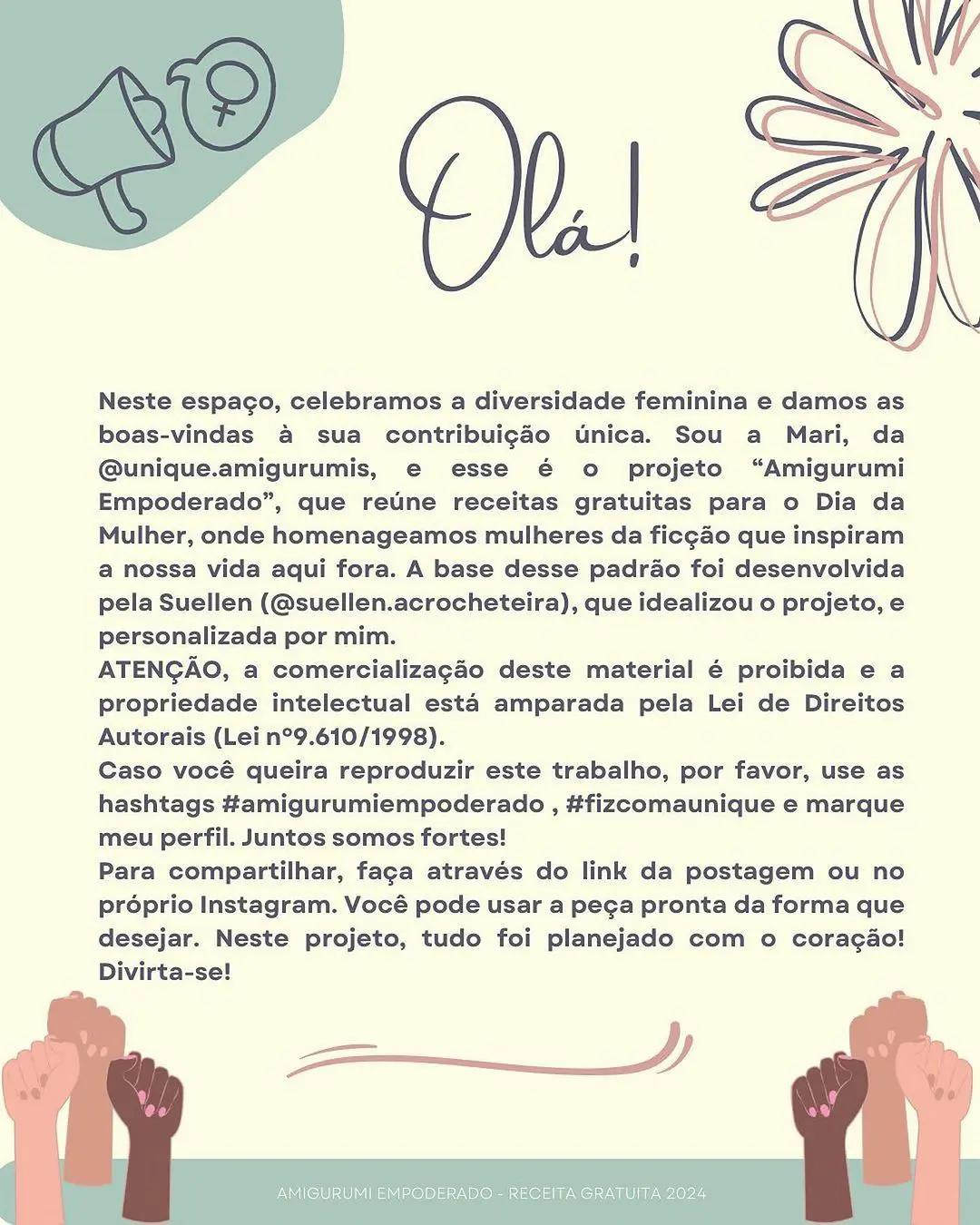 Tutorial Móc Len Búp bê Mulan Disney - Amigurumi Empoderado