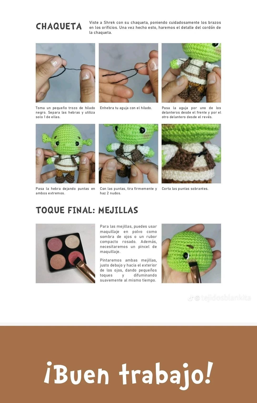 Tutorial Móc Len Búp Bê Shrek - Hướng Dẫn Chi Tiết