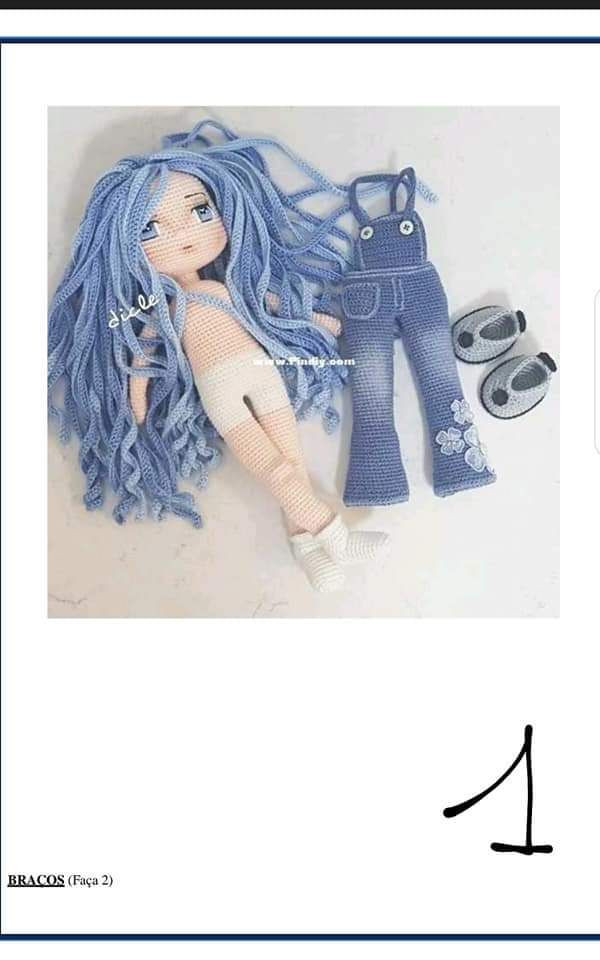 Tutorial Móc Len Búp bê Tóc Xanh: Hướng dẫn chi tiết tay chân