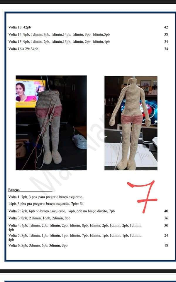 Tutorial Móc Len Búp bê Tóc Xanh: Hướng dẫn chi tiết tay chân