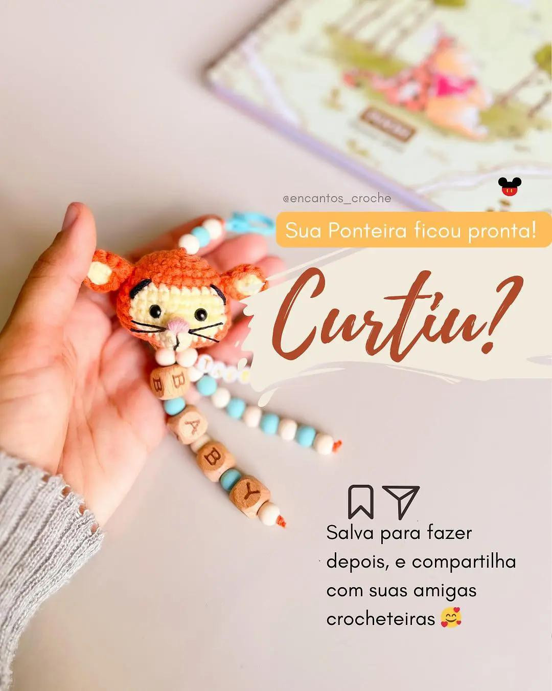 Tutorial Móc Len Chuột Tí hon Tigger - Amigurumi Nhỏ