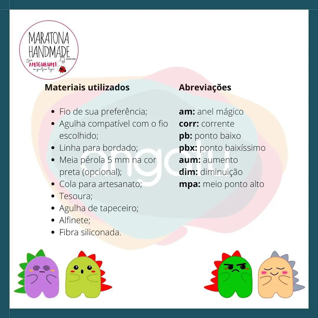 Tutorial Móc Len Con Khủng Long Dễ Thương Đa Màu