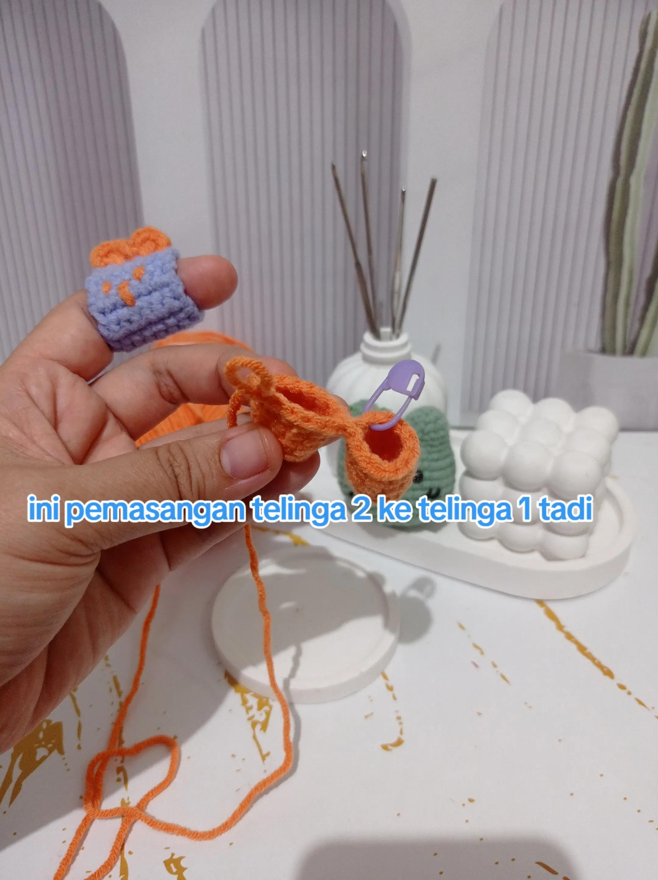 Tutorial Móc Len Đầu Thỏ Cam Dễ Thương Dành Cho Người Mới