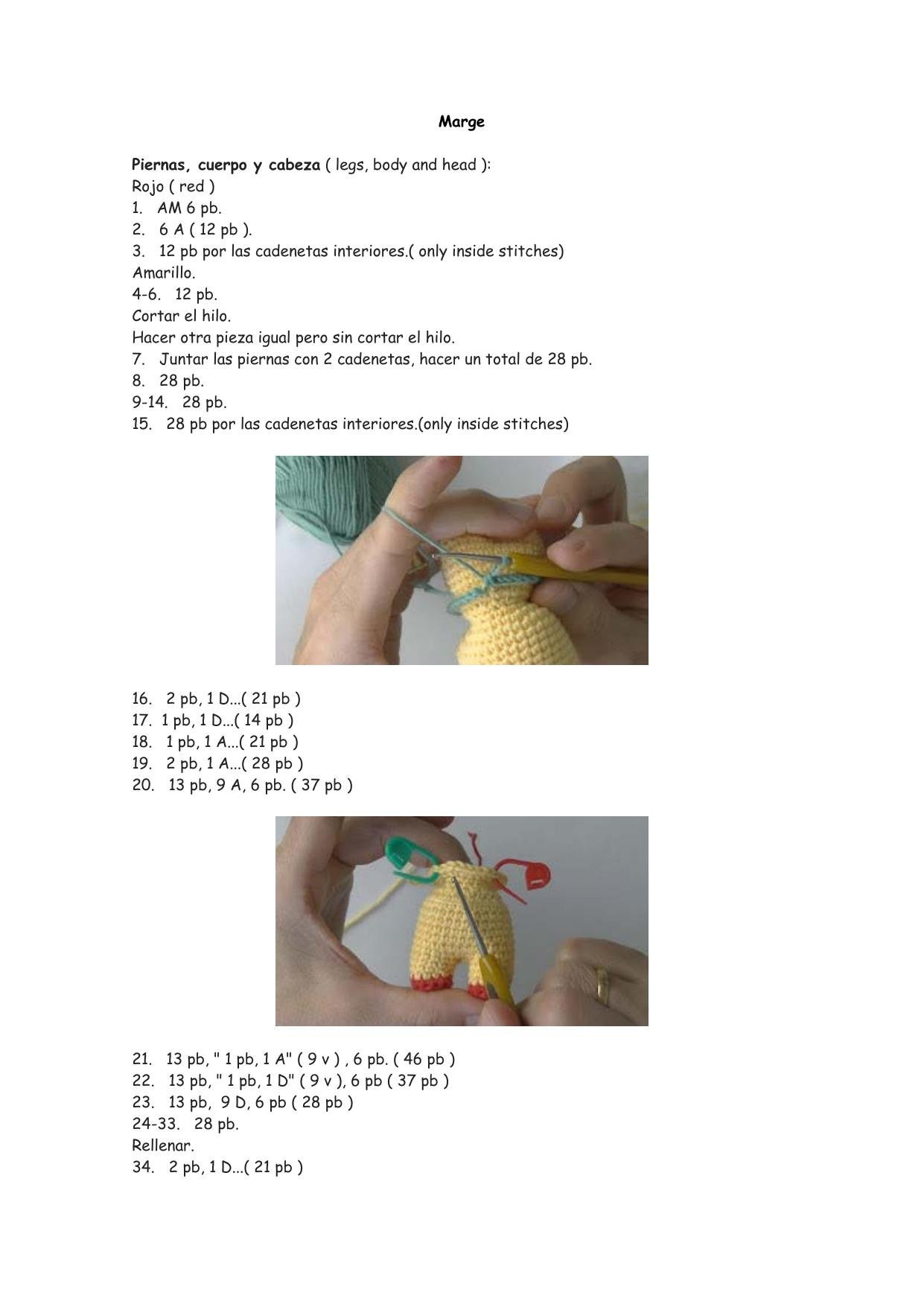 Tutorial Móc Len Gia Đình Simpson: Maggie, Homer, Marge, Bart và Lisa - Hướng Dẫn Chi Tiết