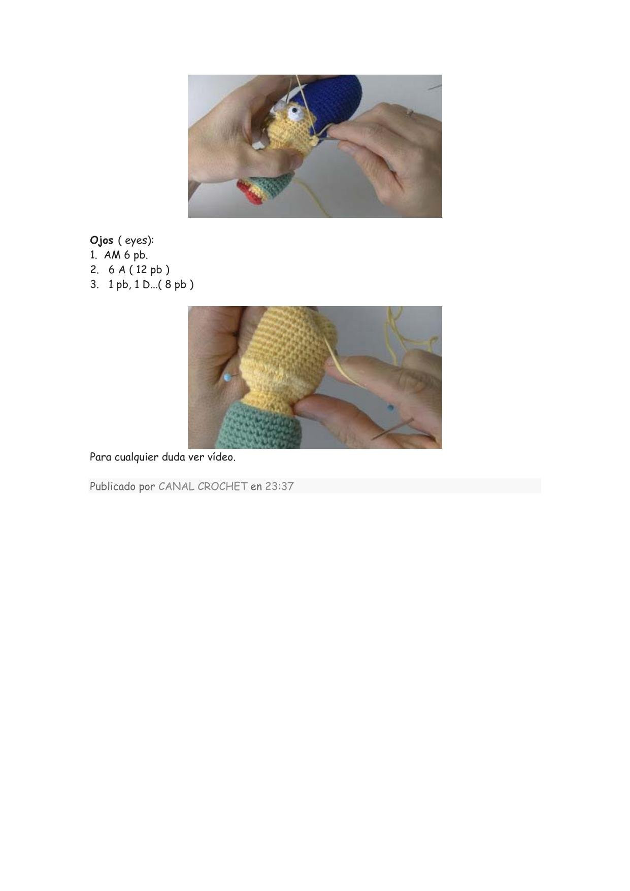 Tutorial Móc Len Gia Đình Simpson: Maggie, Homer, Marge, Bart và Lisa - Hướng Dẫn Chi Tiết