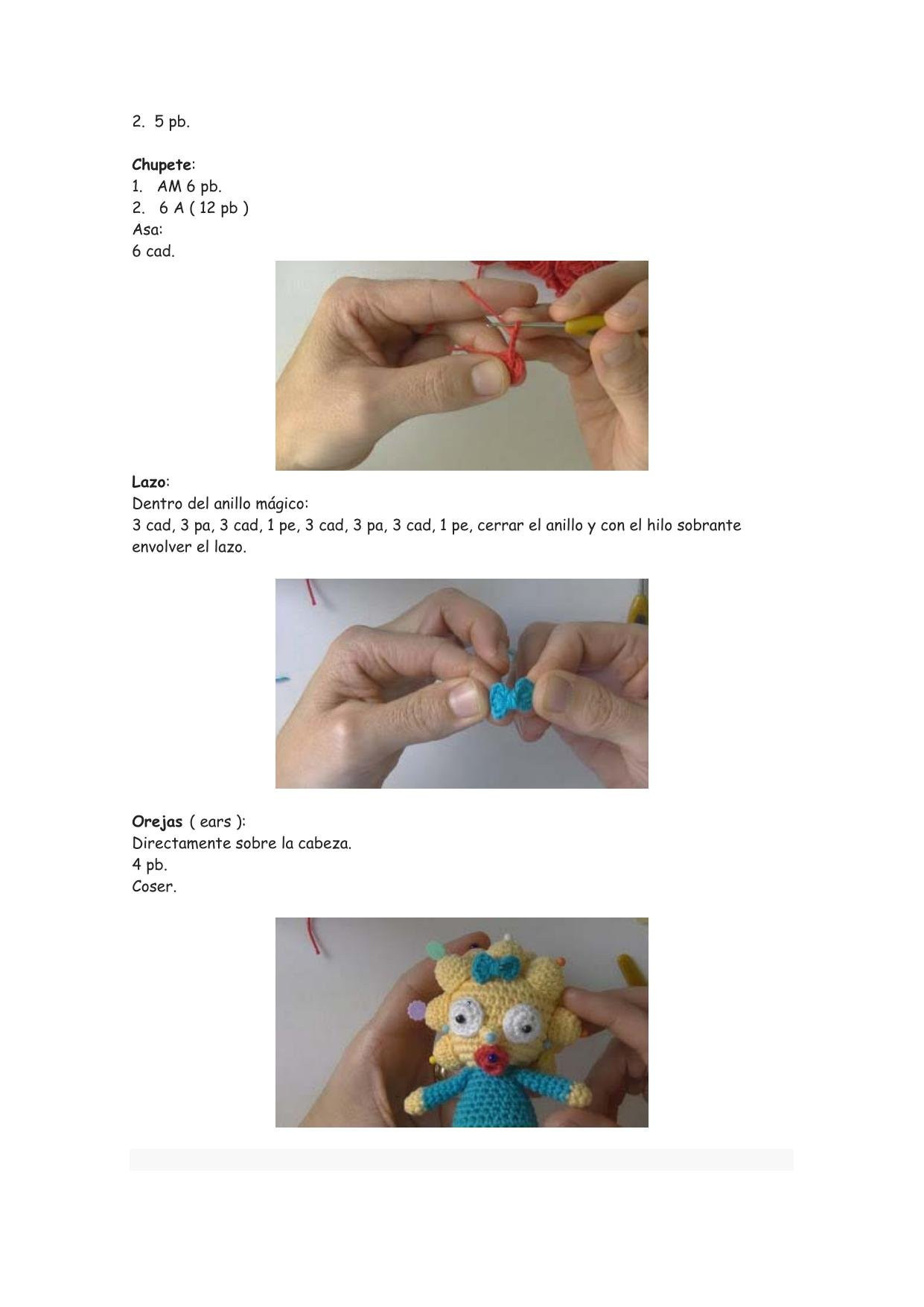 Tutorial Móc Len Gia Đình Simpson: Maggie, Homer, Marge, Bart và Lisa - Hướng Dẫn Chi Tiết