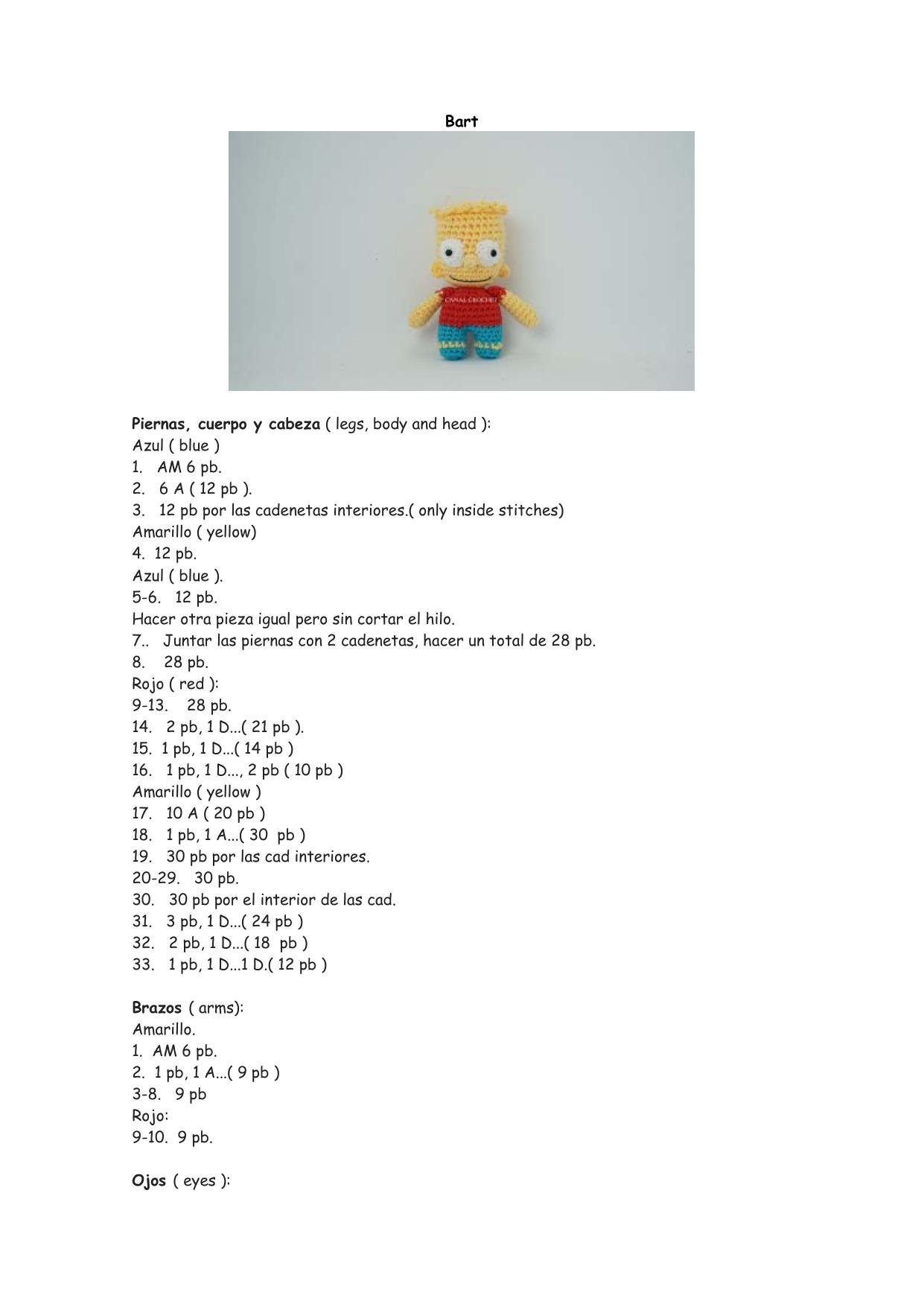 Tutorial Móc Len Gia Đình Simpson: Maggie, Homer, Marge, Bart và Lisa - Hướng Dẫn Chi Tiết