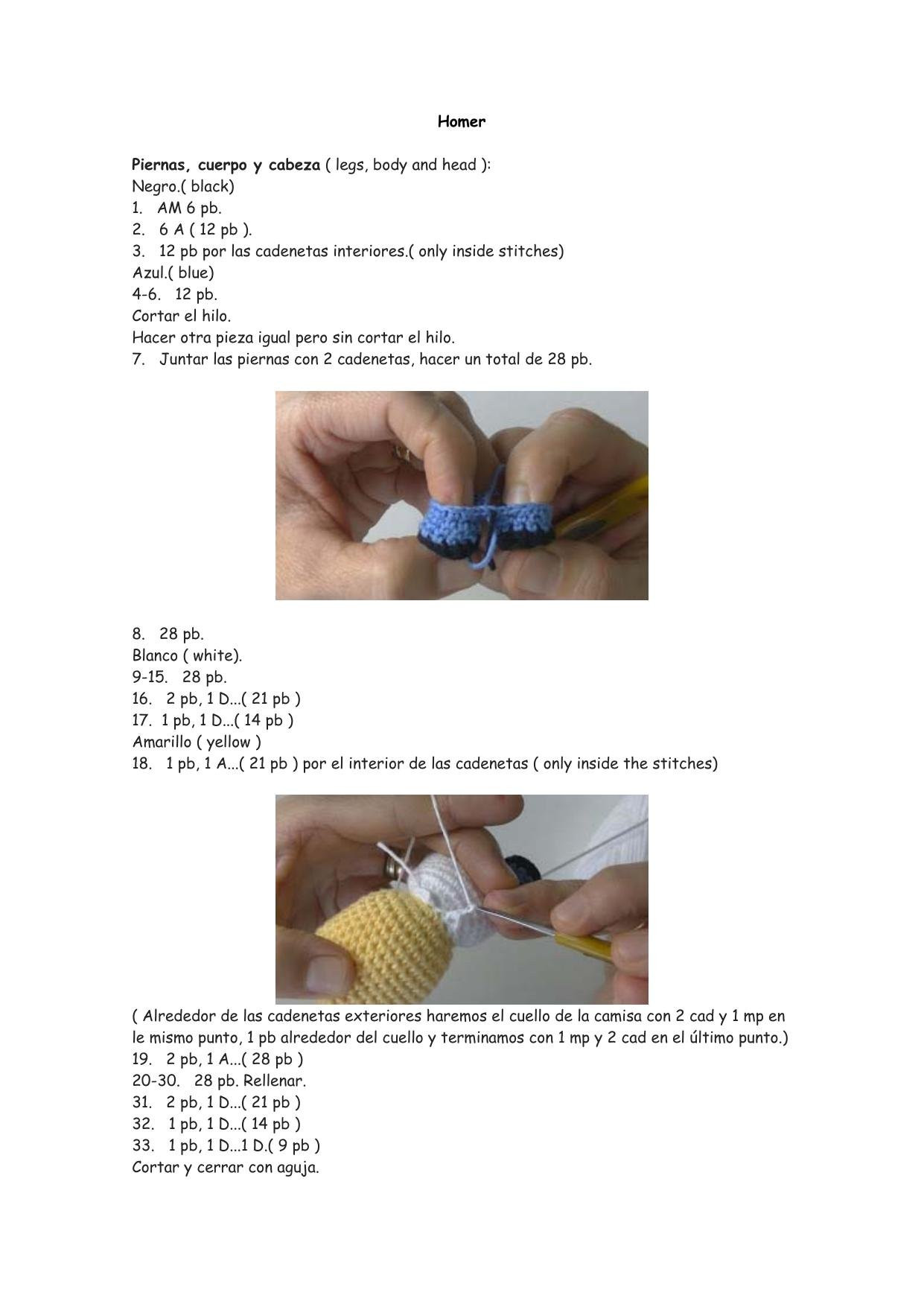 Tutorial Móc Len Gia Đình Simpson: Maggie, Homer, Marge, Bart và Lisa - Hướng Dẫn Chi Tiết