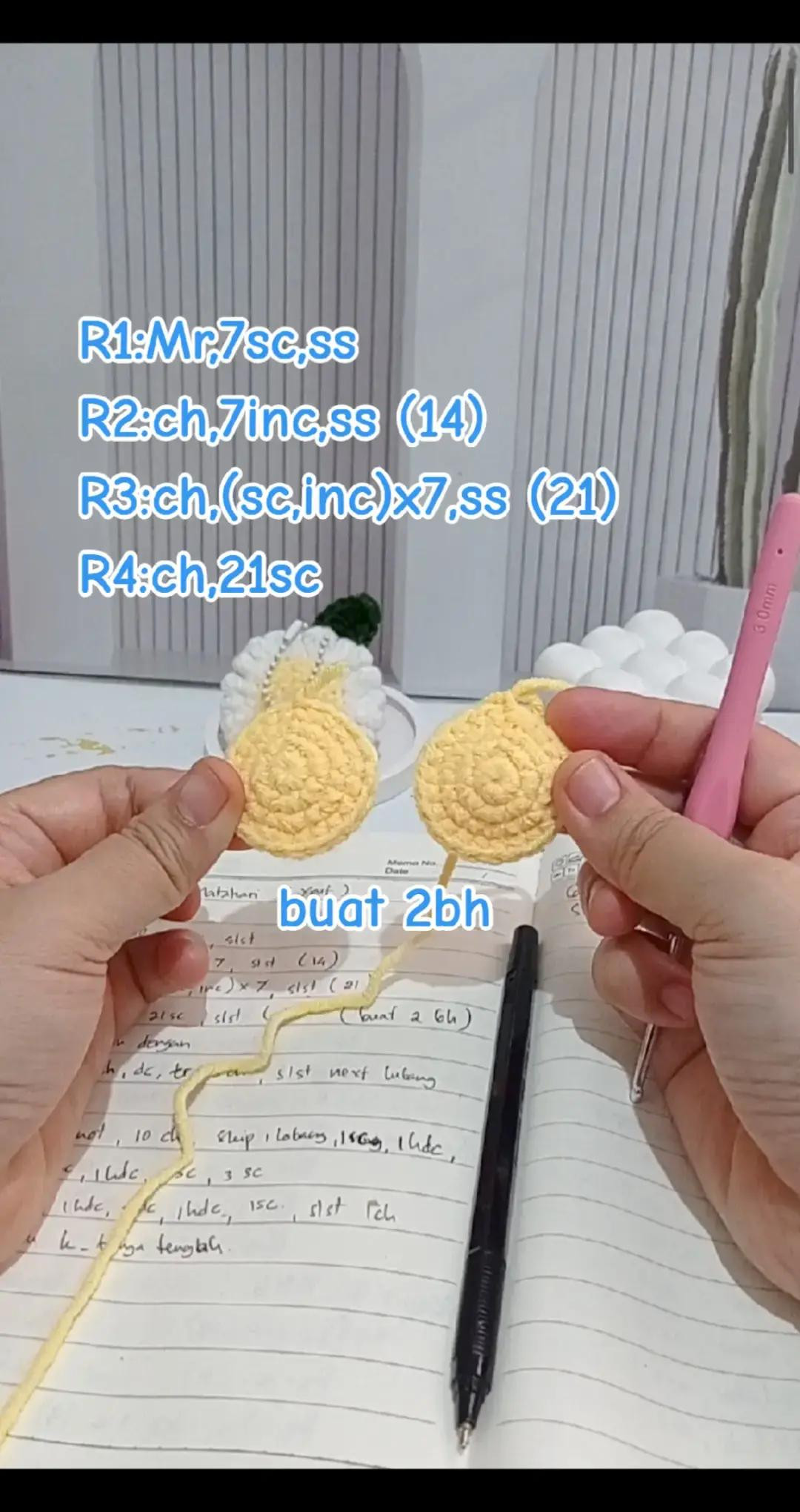 Tutorial Móc Len Hoa Hướng Dương Cho Người Mới Bắt Đầu