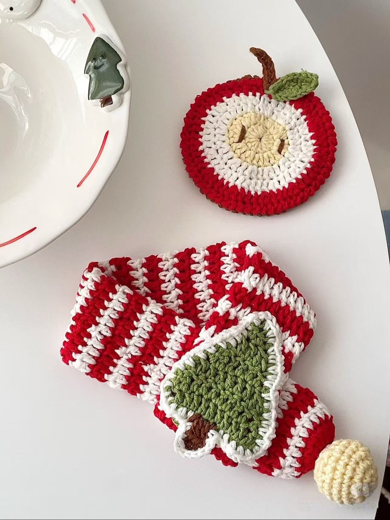 Tutorial Móc Len Khăn Cho Mèo Chủ Đề Giáng Sinh