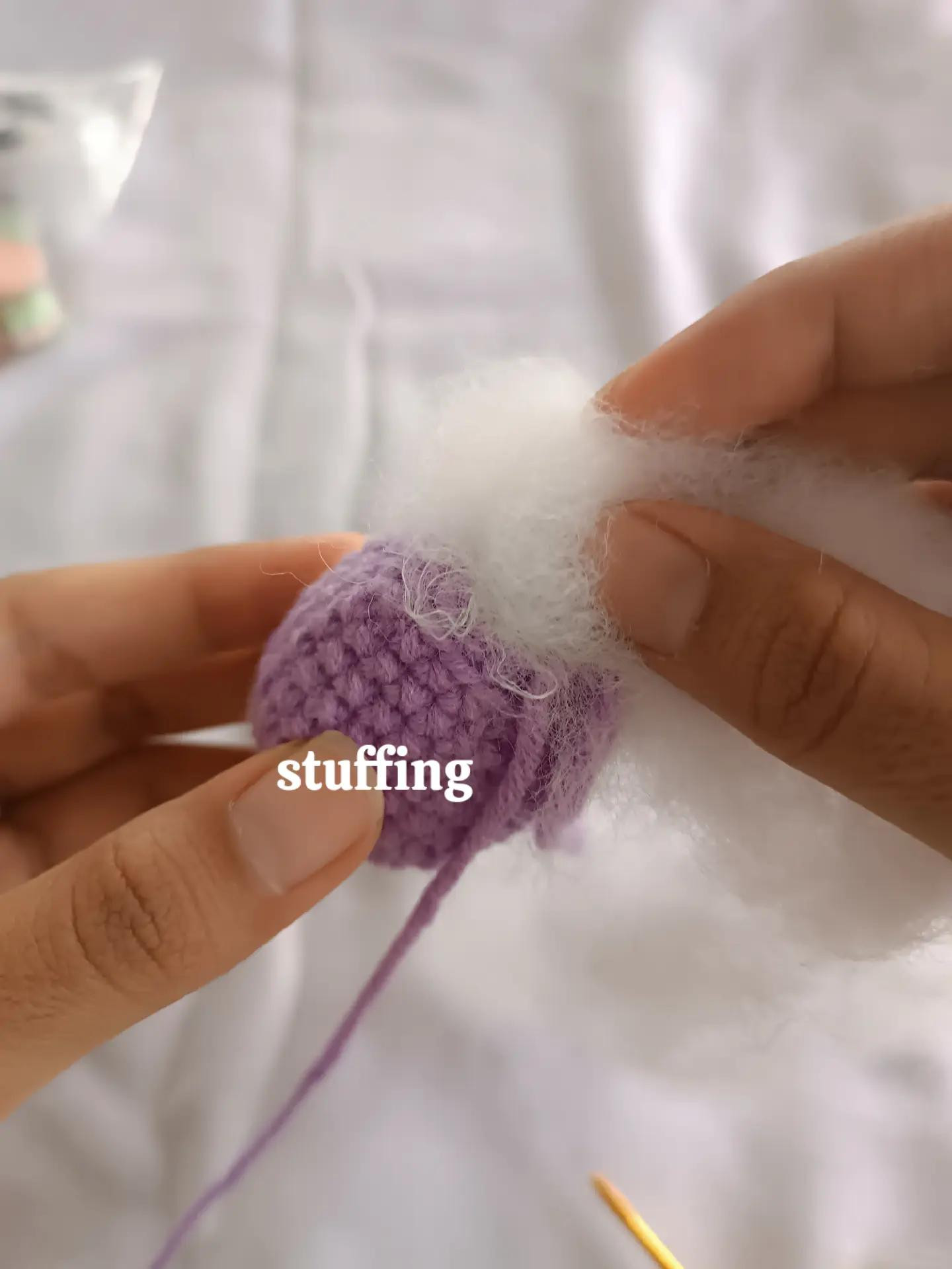 Tutorial Móc Len Octopus Mini Tím Cam Dễ Thương