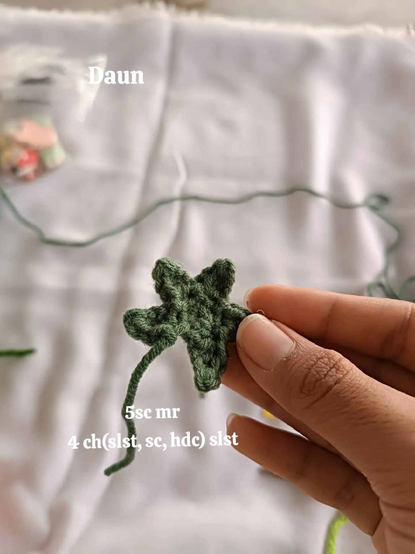 Tutorial Móc Len Octopus Mini Tím Cam Dễ Thương