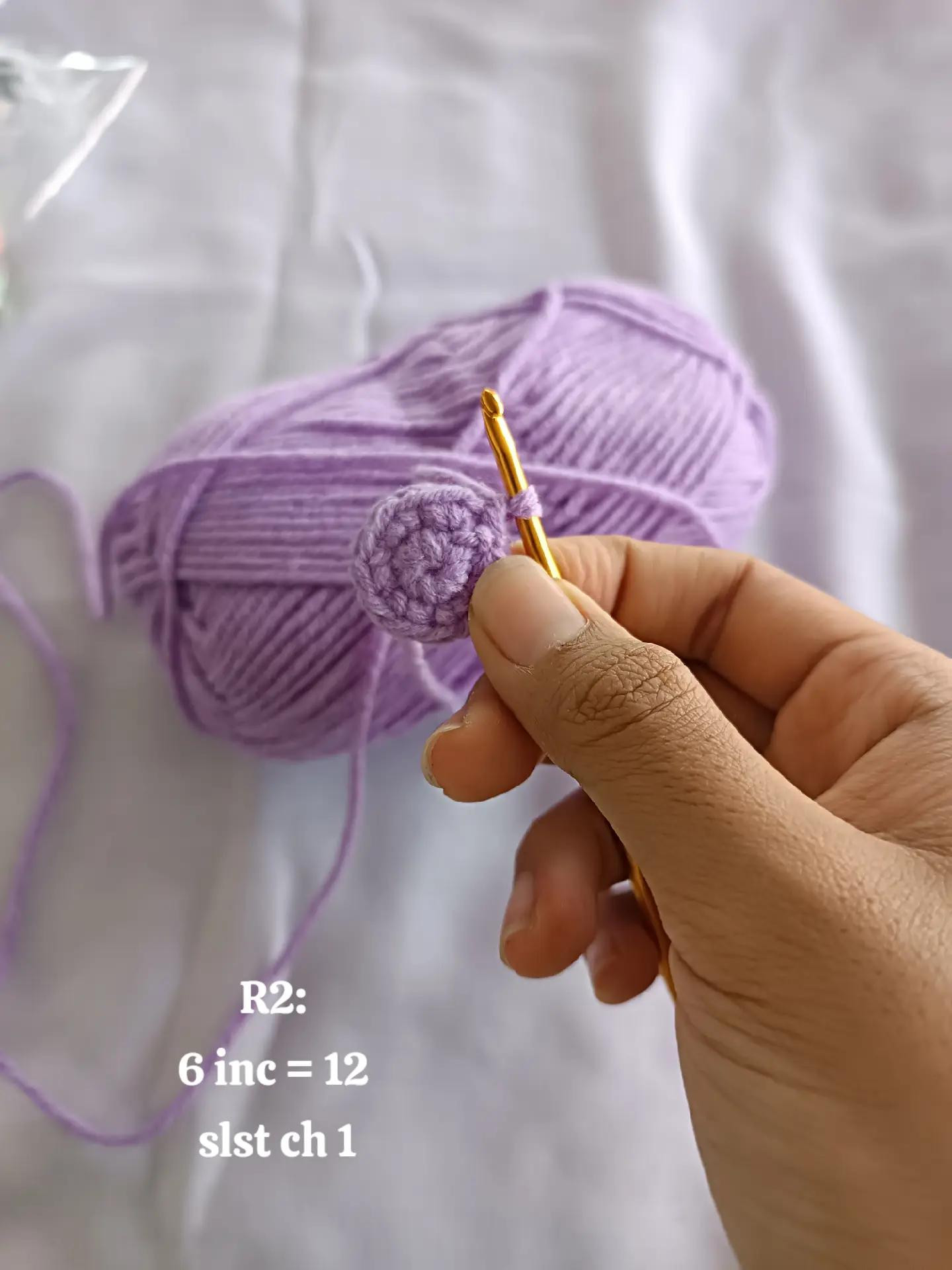 Tutorial Móc Len Octopus Mini Tím Cam Dễ Thương