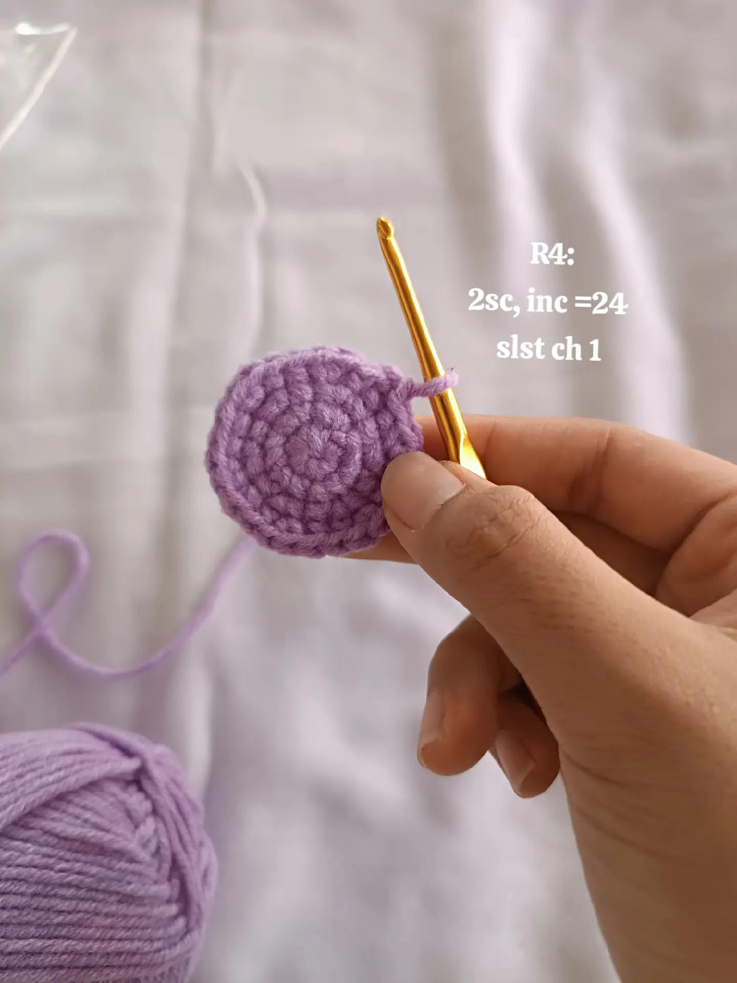 Tutorial Móc Len Octopus Mini Tím Cam Dễ Thương