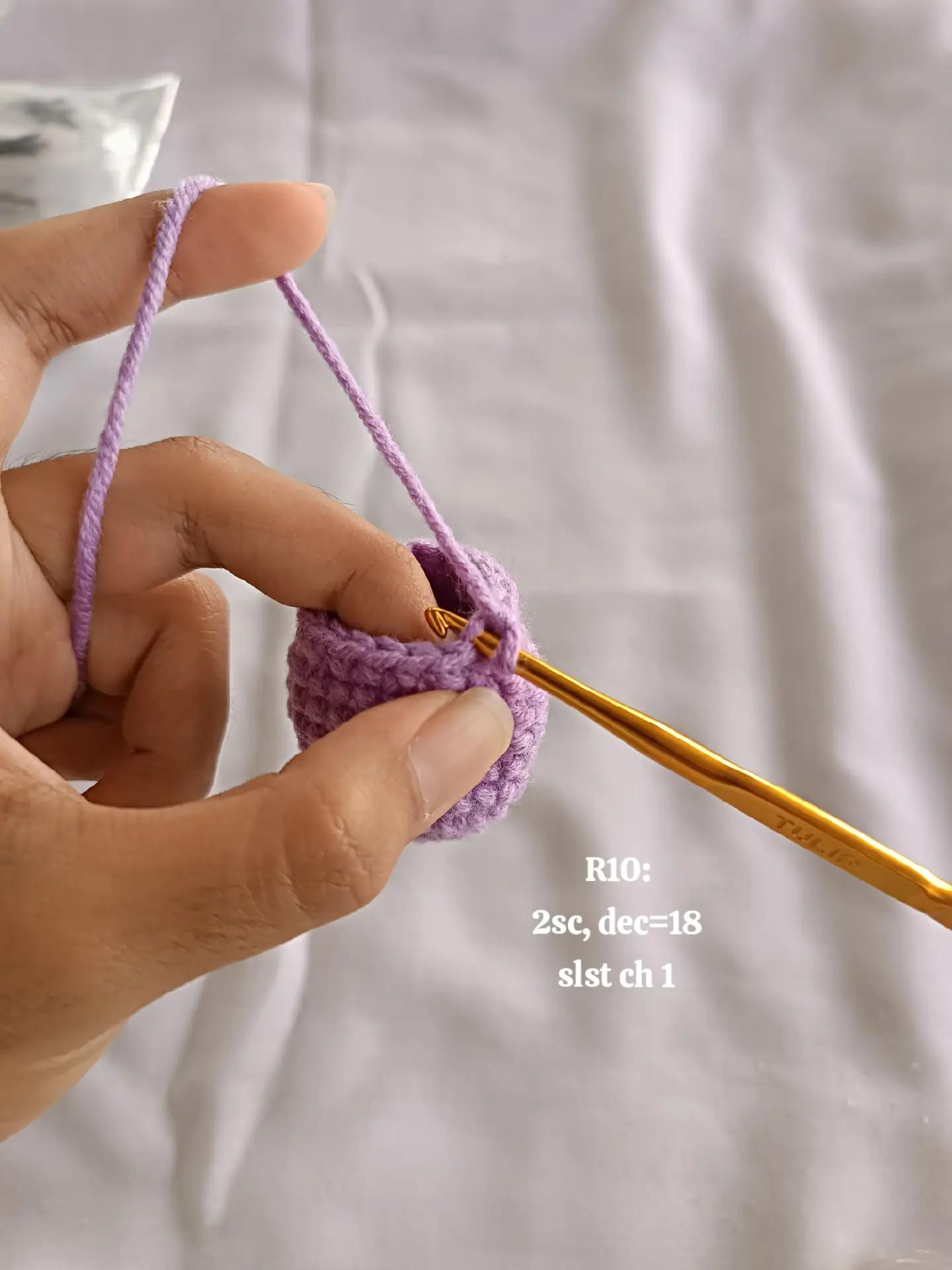 Tutorial Móc Len Octopus Mini Tím Cam Dễ Thương
