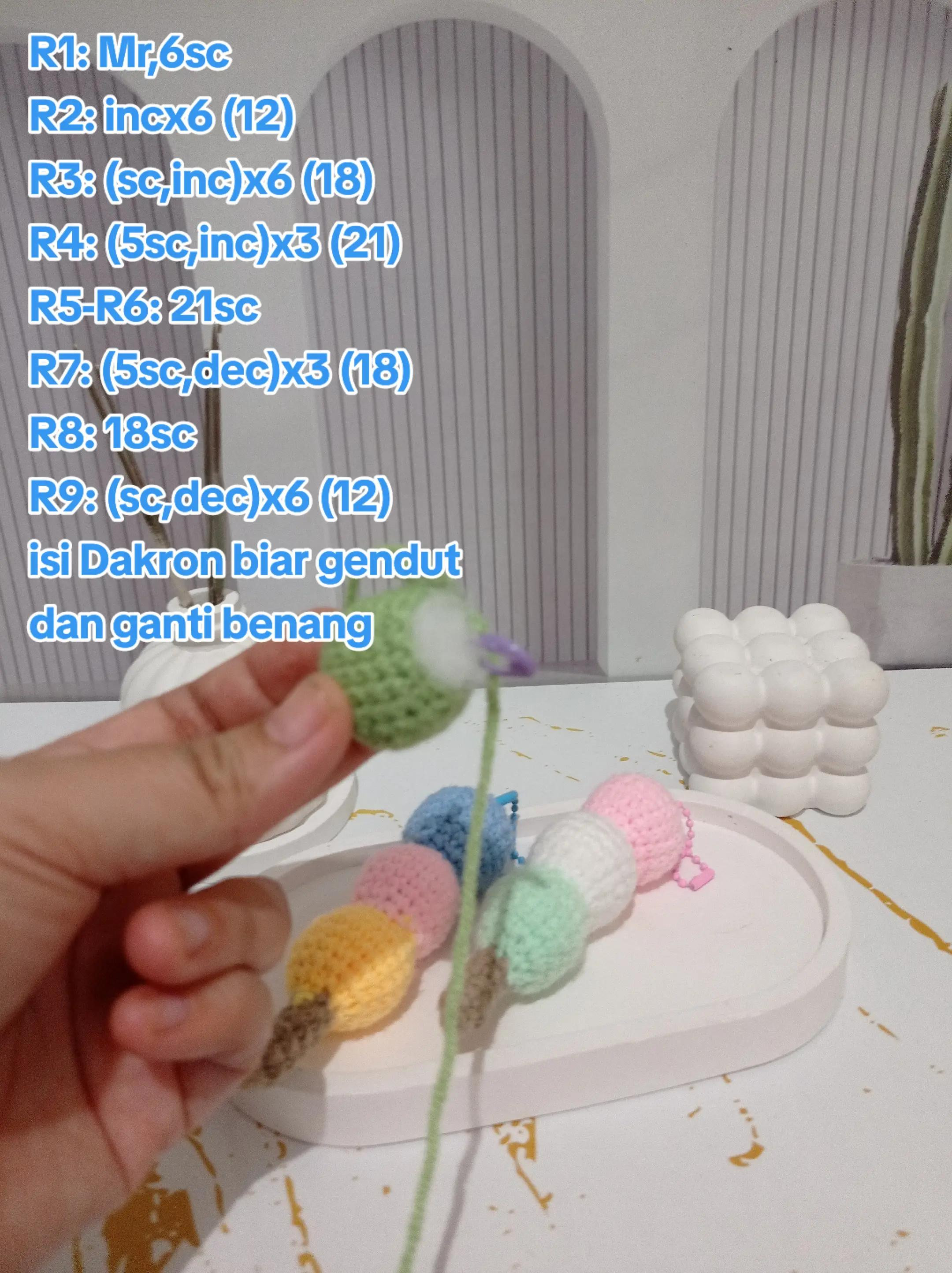 Tutorial Móc Len Que Kem Màu Pastel Dành Cho Người Mới Bắt Đầu