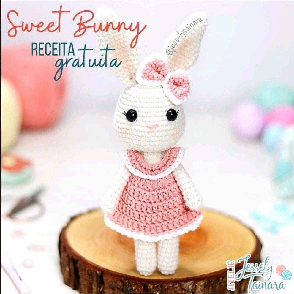 Tutorial Móc Len Thỏ Sweet Bunny Dễ Thương
