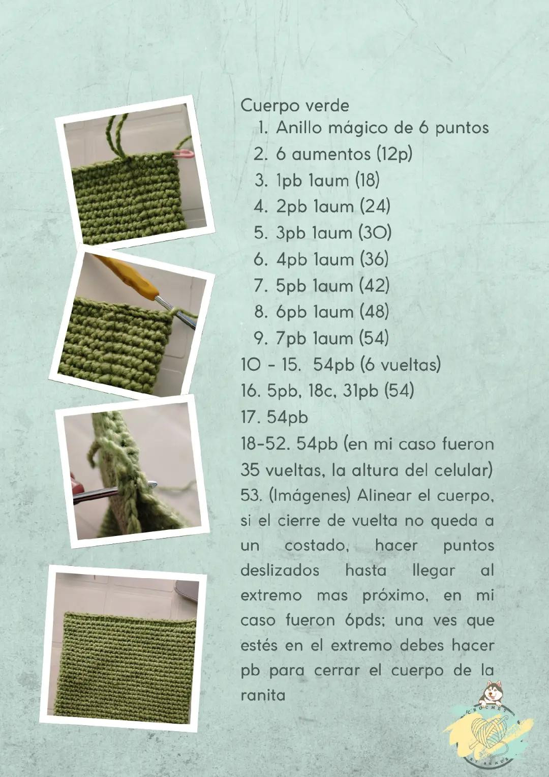 Tutorial Móc Túi Bọ Cạp Xanh (Bolsa de ranita)