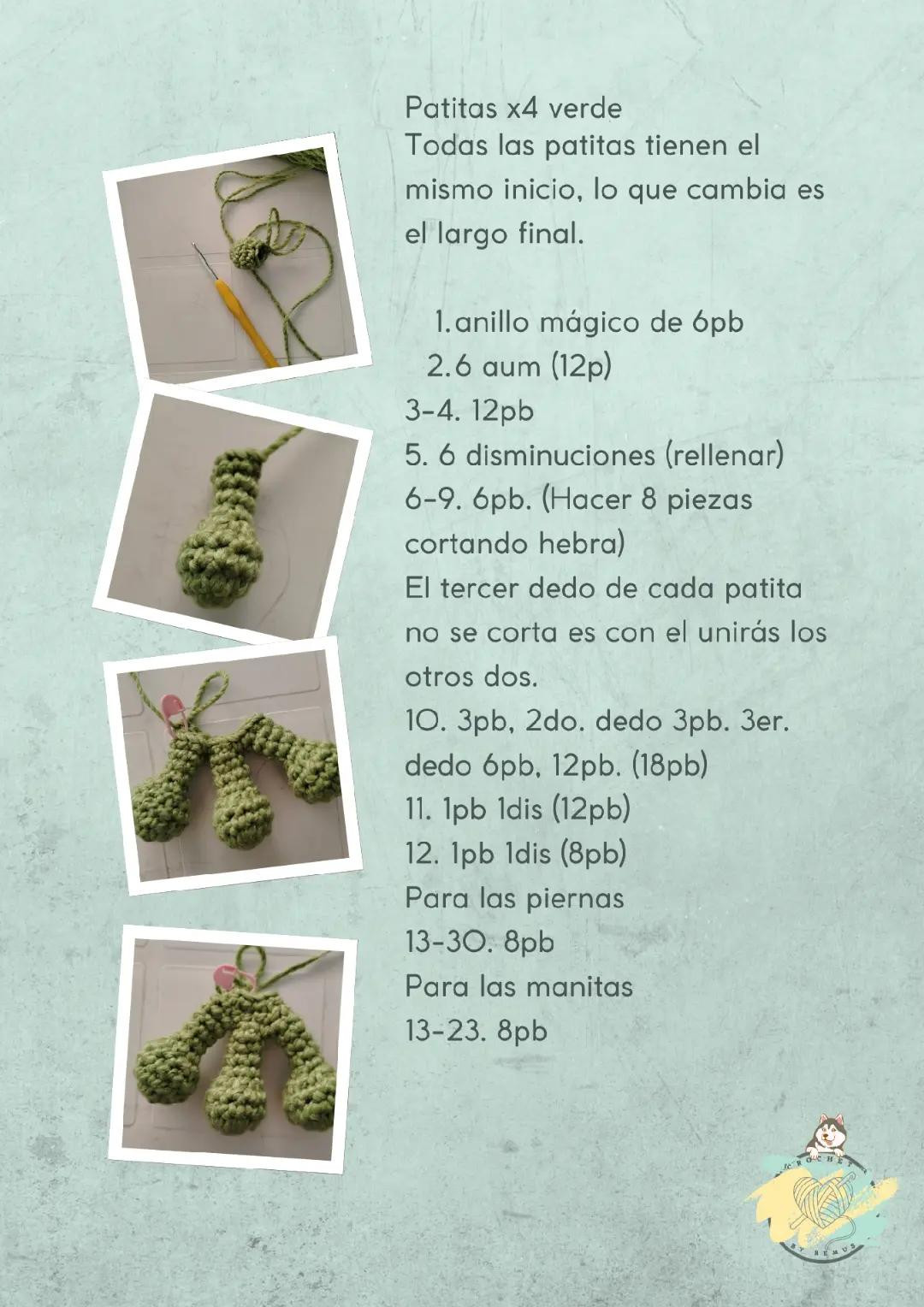 Tutorial Móc Túi Bọ Cạp Xanh (Bolsa de ranita)