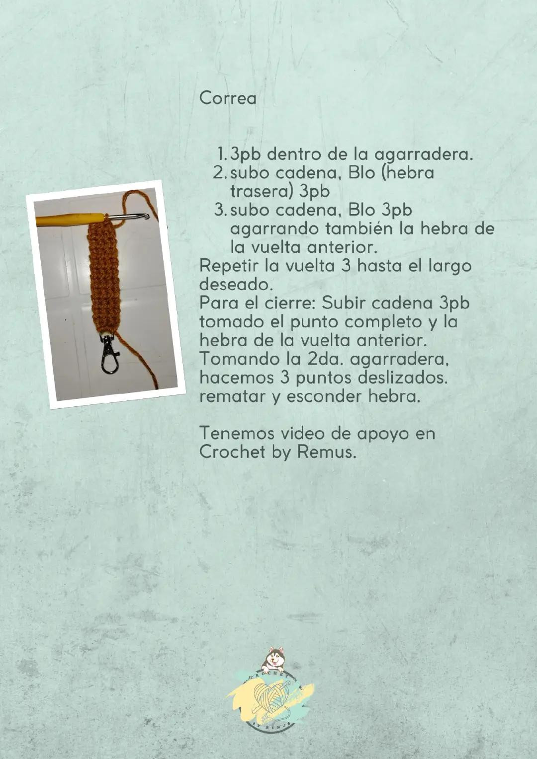 Tutorial Móc Túi Bọ Cạp Xanh (Bolsa de ranita)