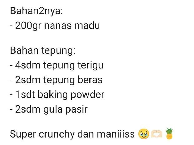 Tutorial Nanas Goreng Super Crunchy: Cách làm món ăn vặt chiên giòn tan, ngọt ngào từ dứa và bột