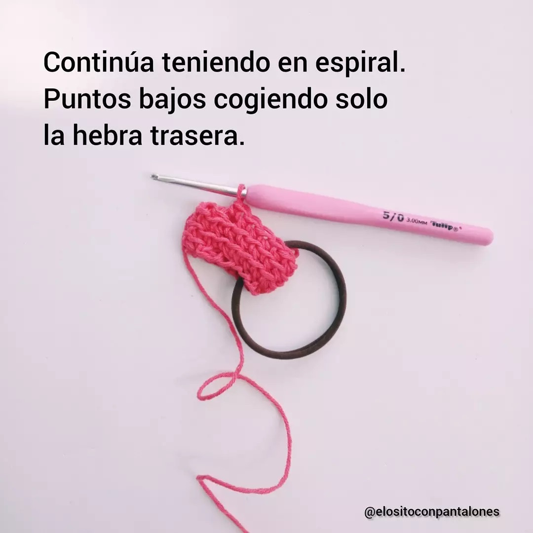 Tutorial paso a paso para hacer Scrunchies (Coleteros) de crochet fáciles y coloridos