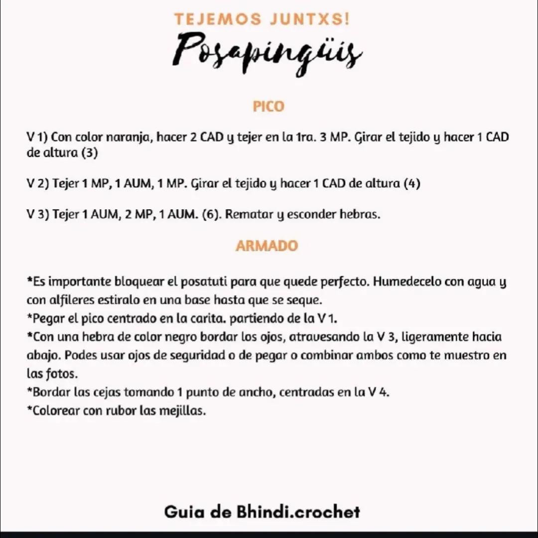 Tutorial Posapingüis: Guía de crochet paso a paso